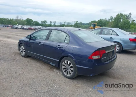 2009 Honda Civic Ex-L из США, поврежденный, VIN 19XFA169X9E007965
